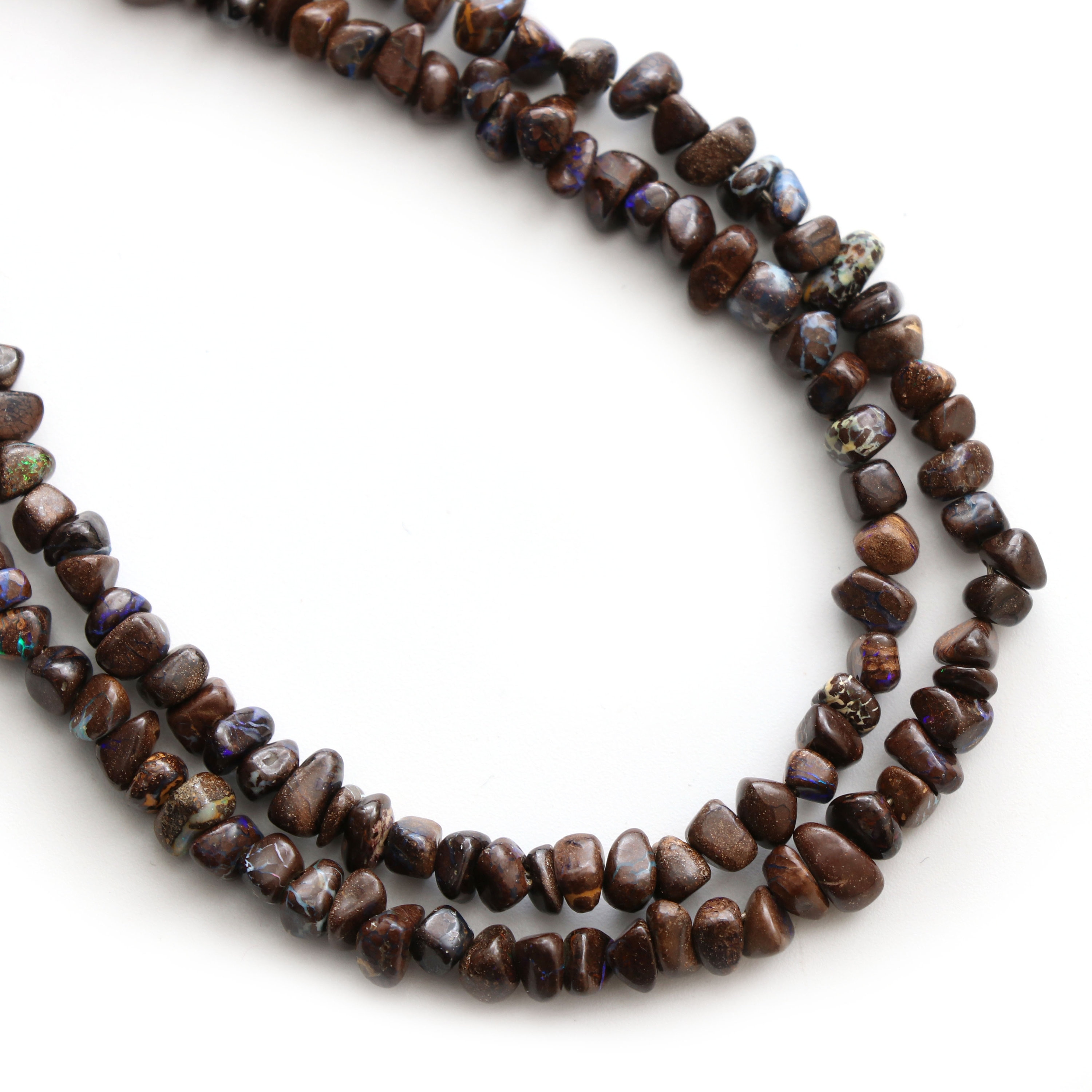 Natural Boulder Australian Opal Smooth Nuggets Beads , 5x3 Mm To 6x3 Mm , 8 Inch / 16 Inch , Boulder Australian Opal , Price Per Strand Natural Boulder Australian Opal Smooth Nuggets Beads , 5x3 Mm To 6x3 Mm , 8 Inch / 16 Inch , Boulder Australian Opal , Price Per Strand
