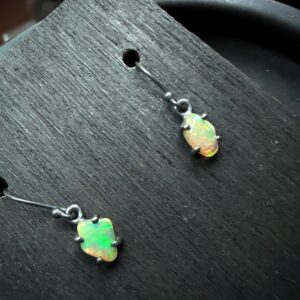 Opal Earrings, Raw Opal Earrings, Dangle Earrings, Gift For Her, Dainty Earrings Opal Earrings, Raw Opal Earrings, Dangle Earrings, Gift For Her, Dainty Earrings