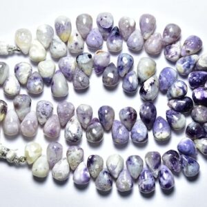 Rare Tiffany Opal Teardrop Beads - 8 Inches - Natural Big Tiffany Opal Smooth Teardrops Strand - Rare Opal - Size Is 7x10-8x12mm #757 Rare Tiffany Opal Teardrop Beads - 8 Inches - Natural Big Tiffany Opal Smooth Teardrops Strand - Rare Opal - Size Is 7x10-8x12mm #757