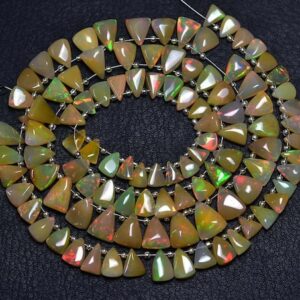 Superb Ethiopian Opal Briolette Beads - 10 Pcs - Opal Triangle Beads - Natural Flashes Ethiopian Welo Opal Trillion- Size is 5x6 -7x9mm #787 Superb Ethiopian Opal Briolette Beads - 10 Pcs - Opal Triangle Beads - Natural Flashes Ethiopian Welo Opal Trillion- Size is 5x6 -7x9mm #787
