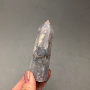 Blue Opal Point Common Opal (3 1/2" Tall) Throat Chakra Stone Harmony Communication Crystal Witch Metaphysical Crystal Balance Creativity Blue Opal Point Common Opal (3 1/2" Tall) Throat Chakra Stone Harmony Communication Crystal Witch Metaphysical Crystal Balance Creativity