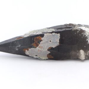 Fluorescent Under Black Light! Smoky Laser Quartz Point With Hyalite Opal Fluorescent Under Black Light! Smoky Laser Quartz Point With Hyalite Opal