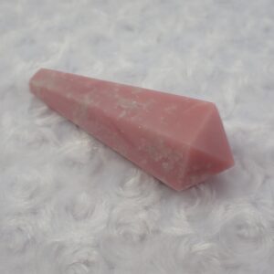 Gorgeous Natural Pink Opal Crystal Wand - Faceted Large Sharp Point - Pink White Opaque - 3.75 Inch Large Wand - Pink Opal #WANDS#1055 Gorgeous Natural Pink Opal Crystal Wand - Faceted Large Sharp Point - Pink White Opaque - 3.75 Inch Large Wand - Pink Opal #WANDS#1055