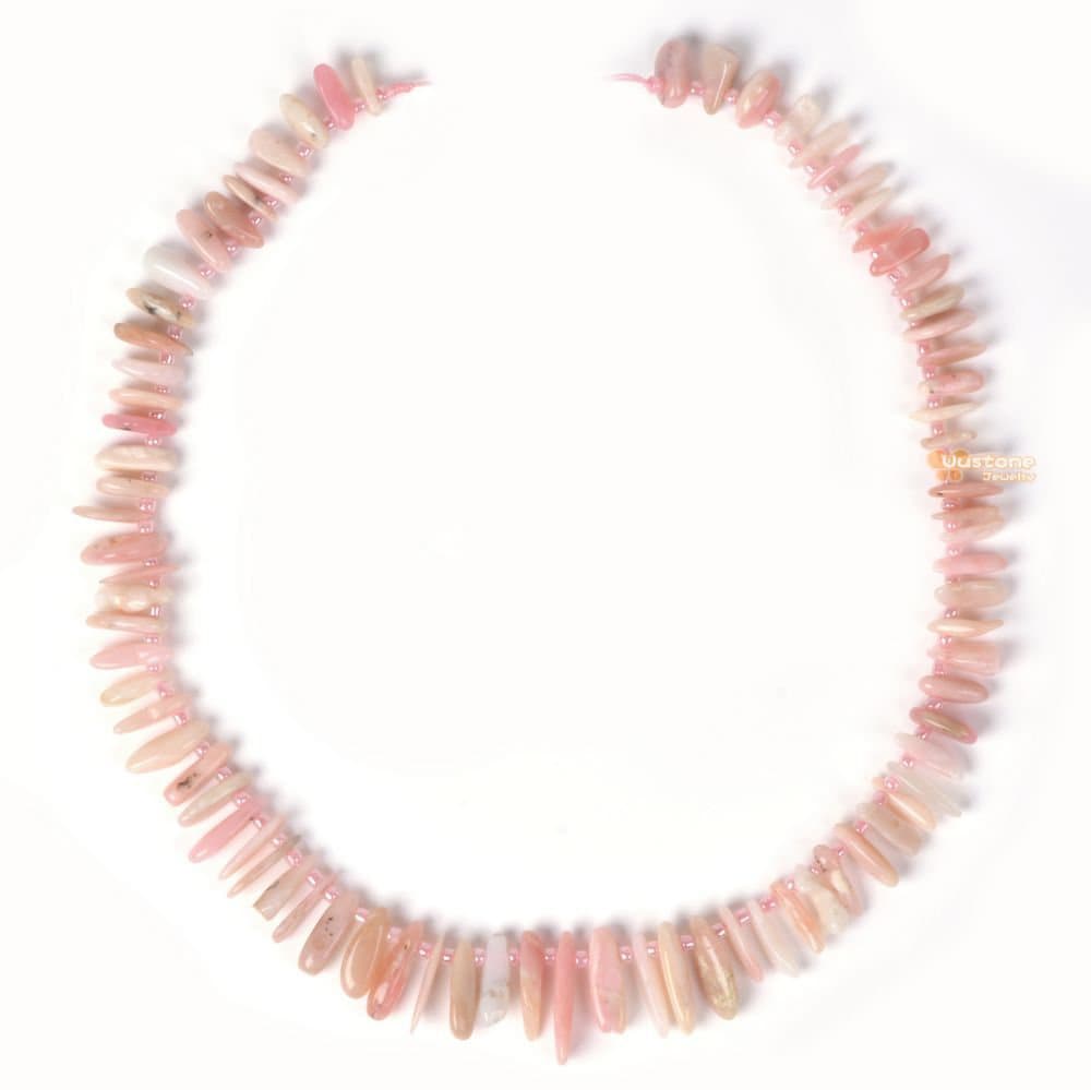 Natural Peruvian Pink Opal Gemstone Top Drilled Stick Slice Chip Loose Beads 16" Diy Jewelry Making Natural Peruvian Pink Opal Gemstone Top Drilled Stick Slice Chip Loose Beads 16" Diy Jewelry Making
