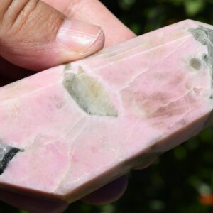 Pink Opal Double Terminated Wand Point from South Africa Pink Opal Double Terminated Wand Point from South Africa
