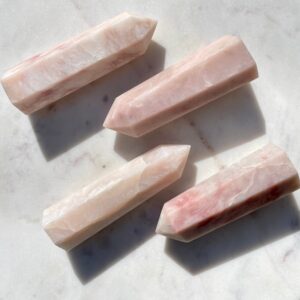 Pink Opal Towers (You Choose), Pink Opal Wands, Pink Opal Points, Pink Opal, Heart Chakra, Sleep Crystal, Emotional Healing, Peace of Mind Pink Opal Towers (You Choose), Pink Opal Wands, Pink Opal Points, Pink Opal, Heart Chakra, Sleep Crystal, Emotional Healing, Peace of Mind
