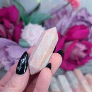 Pink Opal Vogel Double Termination Point Polished Wand DT Tranquility Dreams Femininity Natural High Quality Pink Opal Vogel Double Termination Point Polished Wand DT Tranquility Dreams Femininity Natural High Quality