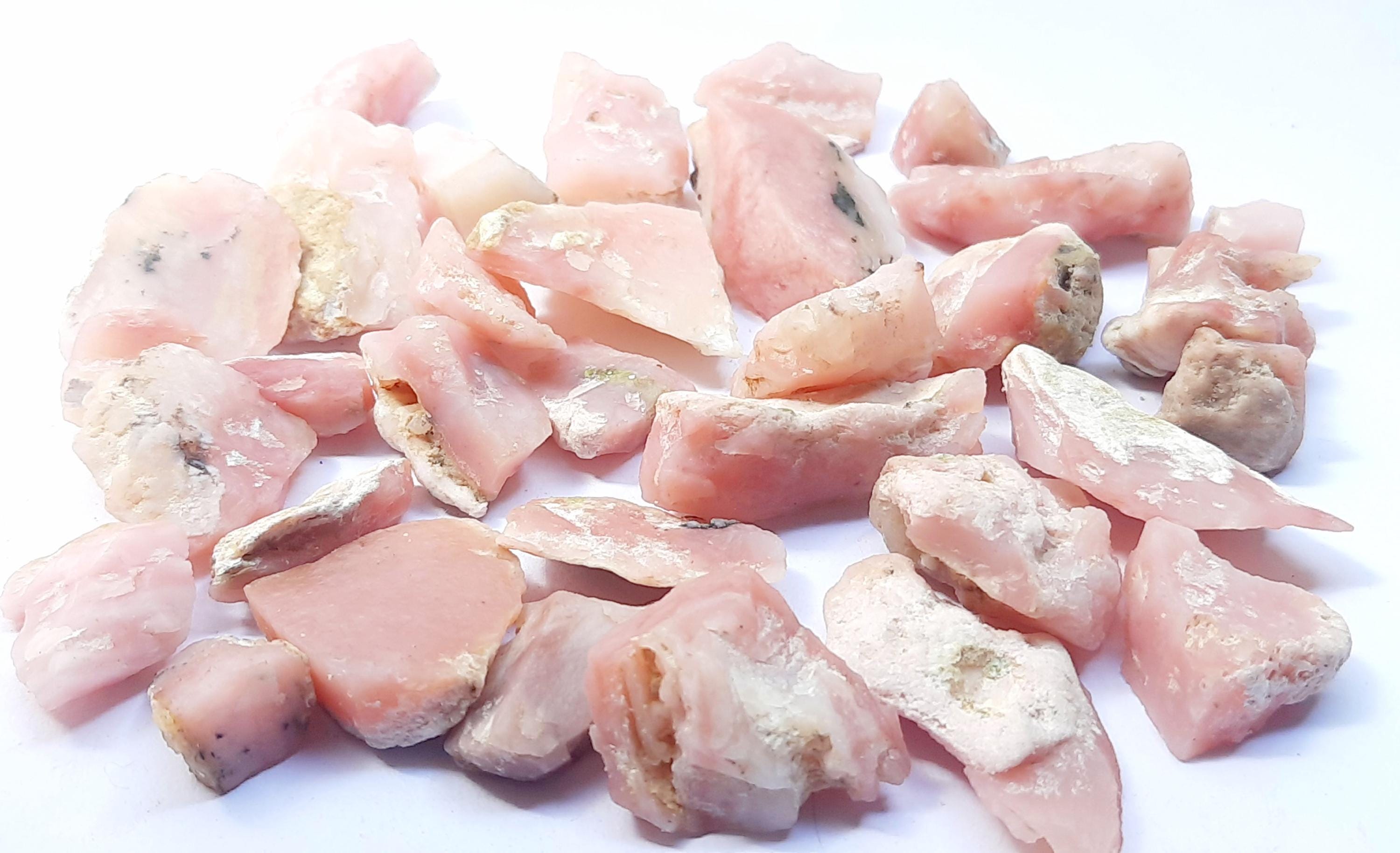 Aaa Pink Opal Rough Gemstone: Natural Raw Opal Specimens Aaa Pink Opal Rough Gemstone: Natural Raw Opal Specimens