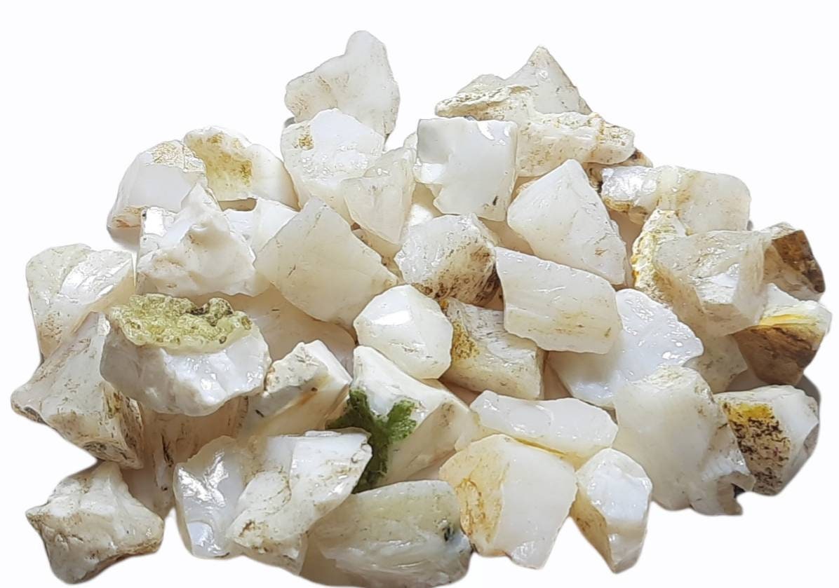 Aaa White Opal Rough: Natural Gemstone Specimens, Slices & Slabs