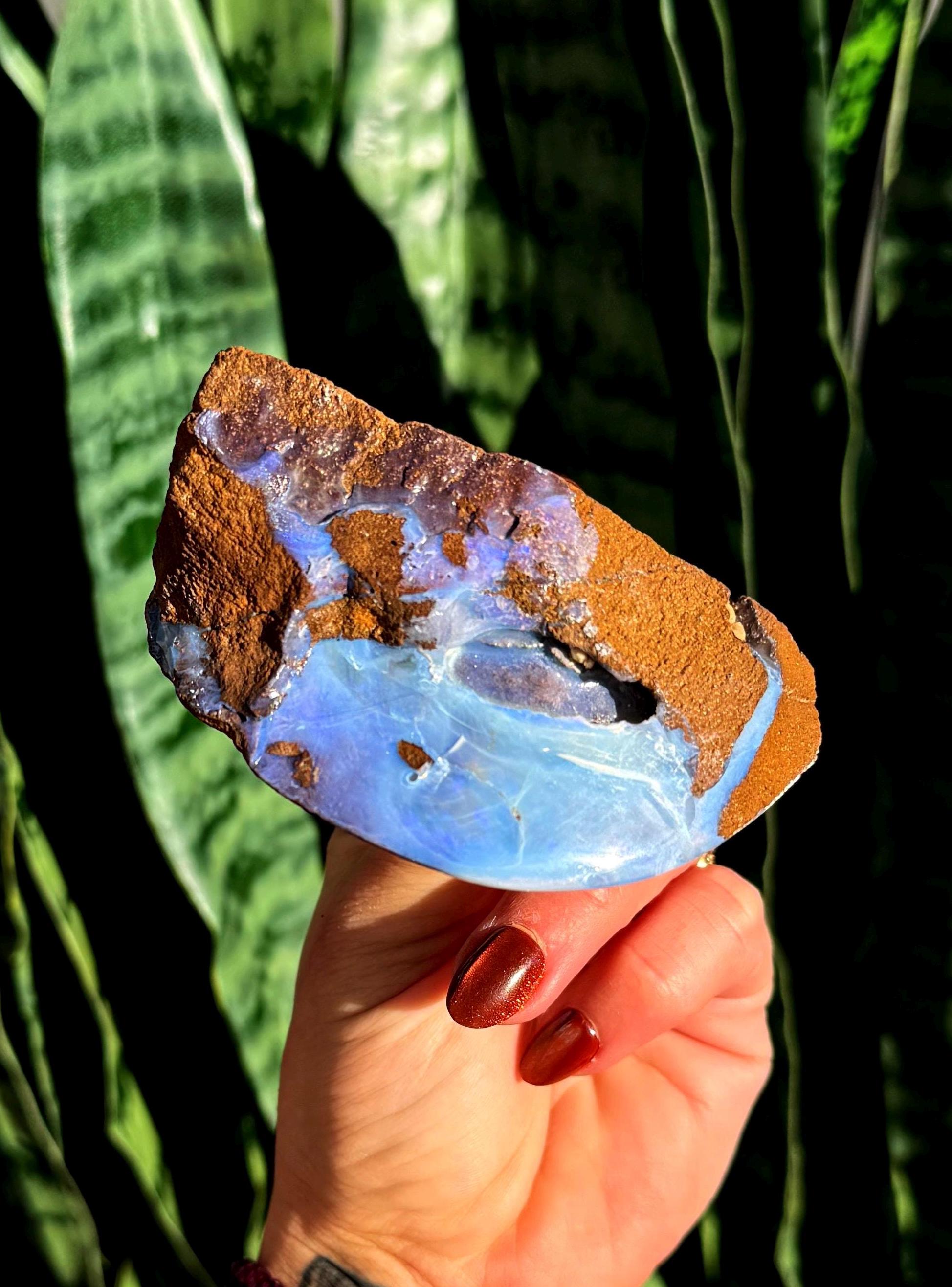 Australian Boulder Opal - Large Natural Opal Specimen - Rare Crystal Australian Boulder Opal - Large Natural Opal Specimen - Rare Crystal