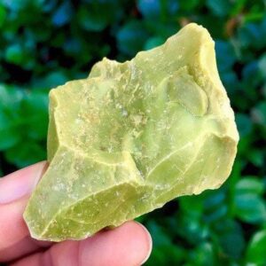 Raw Green Opal Stone: Natural Olive Crystal Chunk (20-40 Mm)