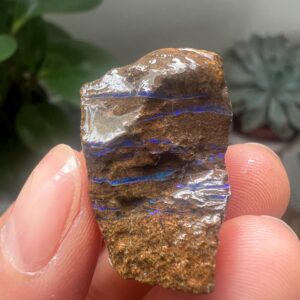 Natural Australian Boulder Opal Specimen, Untreated Healing Crystal