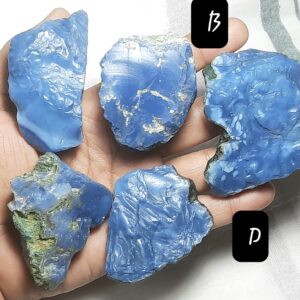 Natural Blue Opal Rough: Unpolished Gemstone Specimens Slices Slab Rock Chunk For Jewelry Natural Blue Opal Rough: Unpolished Gemstone Specimens Slices Slab Rock Chunk For Jewelry