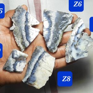 Natural Dendritic Opal Rough: Unpolished Slices & Specimens Natural Dendritic Opal Rough: Unpolished Slices & Specimens