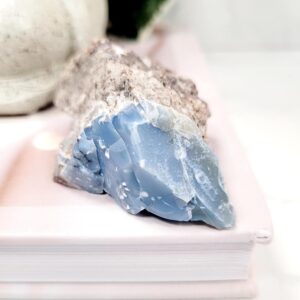 Owyhee Blue Opal Crystal Specimen • Ethically Sourced Owyhee Blue Opal Crystal Specimen • Ethically Sourced