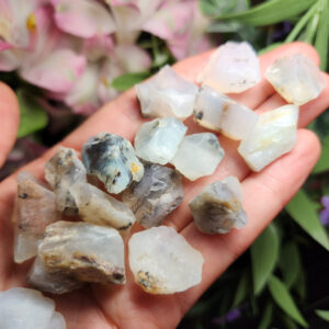 Peruvian Jelly Opal Crystal: Raw Dendritic Opal Stone Peruvian Jelly Opal Crystal: Raw Dendritic Opal Stone