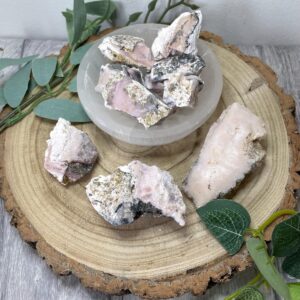 Pink Opal raw natural stone - Peruvian 0.5" - 2.5" Pink Opal raw natural stone - Peruvian 0.5" - 2.5"