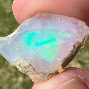 Rough Ethiopian Opal, Raw Rainbow Opal Stone, October Birthstone Gift #259 Rough Ethiopian Opal, Raw Rainbow Opal Stone, October Birthstone Gift #259