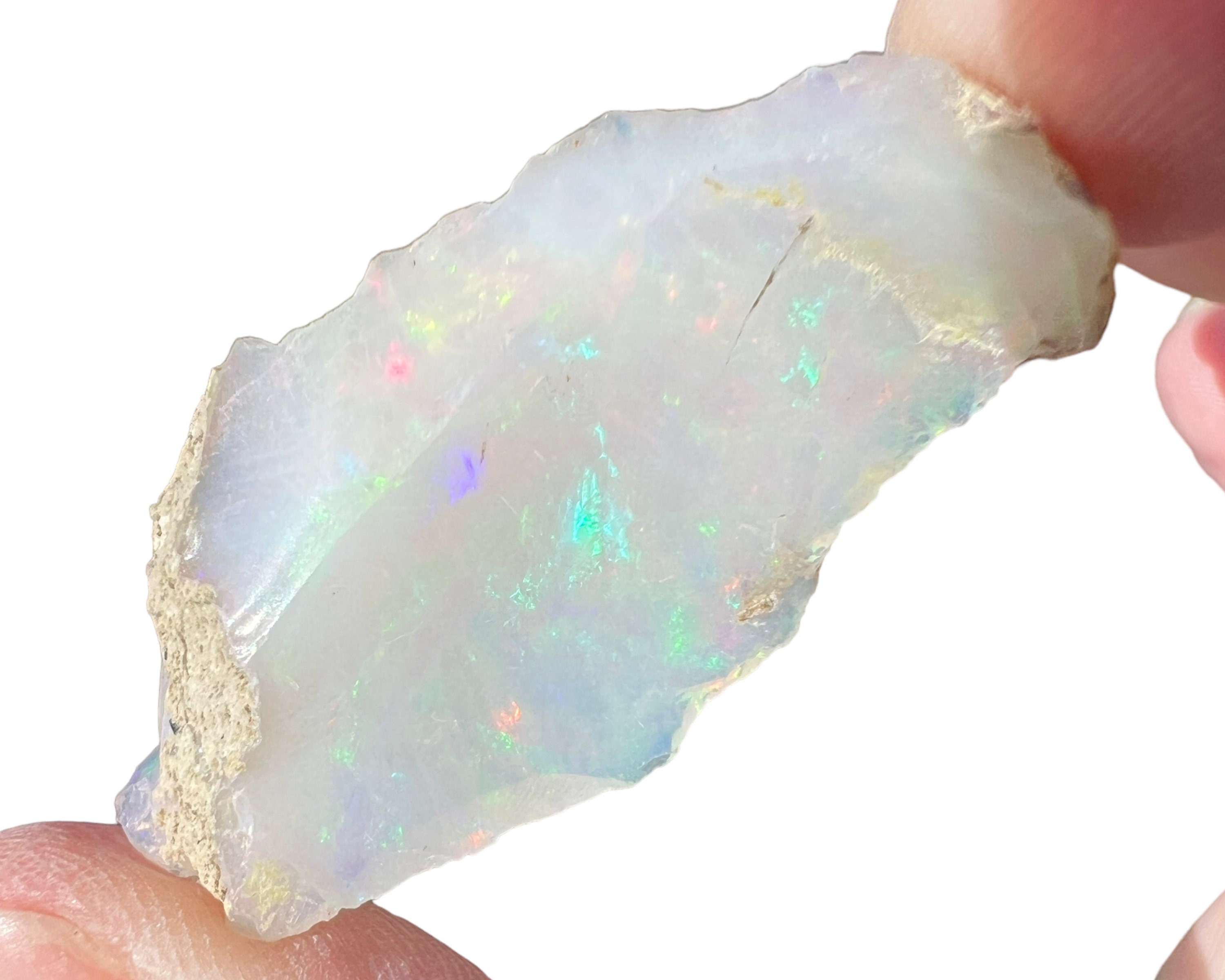 Rough Ethiopian Opal, Raw Opal, Welo Opal, Rainbow Opal, Large Opal Stone, Precious Opal, October Birthstone Gift, Witchy #221