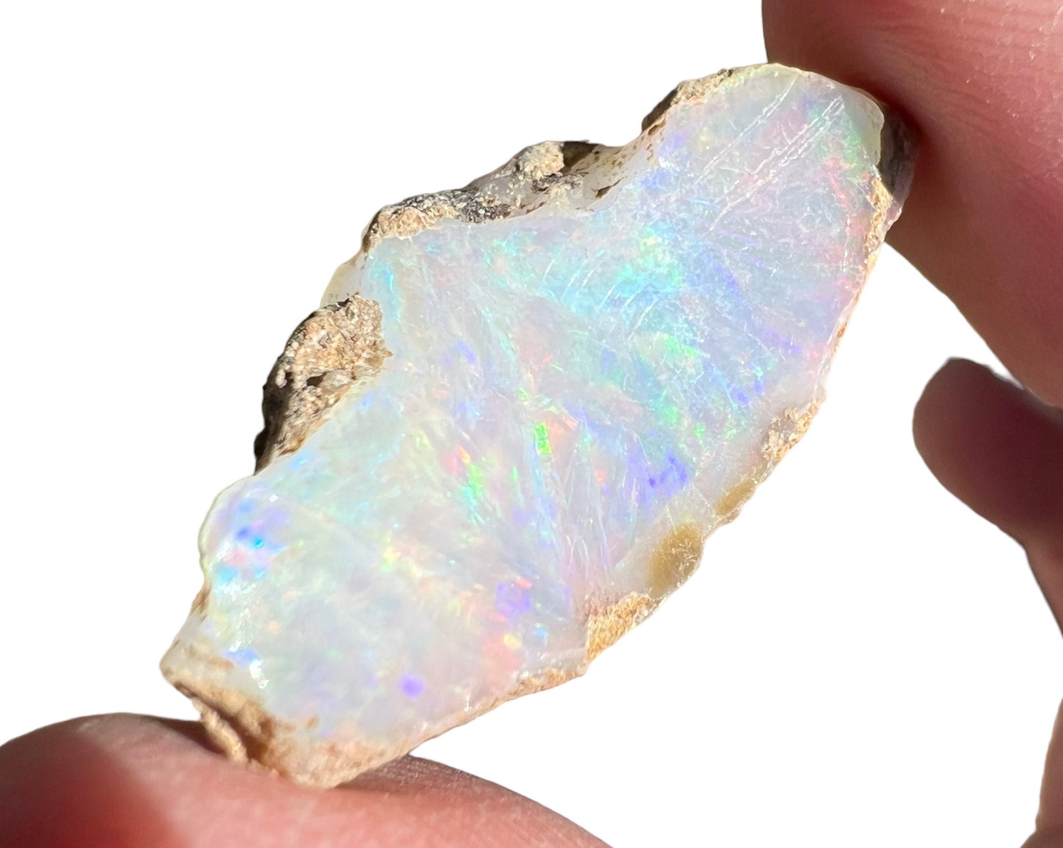 Rough Ethiopian Opal, Raw Opal, Welo Opal, Rainbow Opal, Loose Opal Stone, Precious Opal, October Birthstone Gift, Witchy  #211
