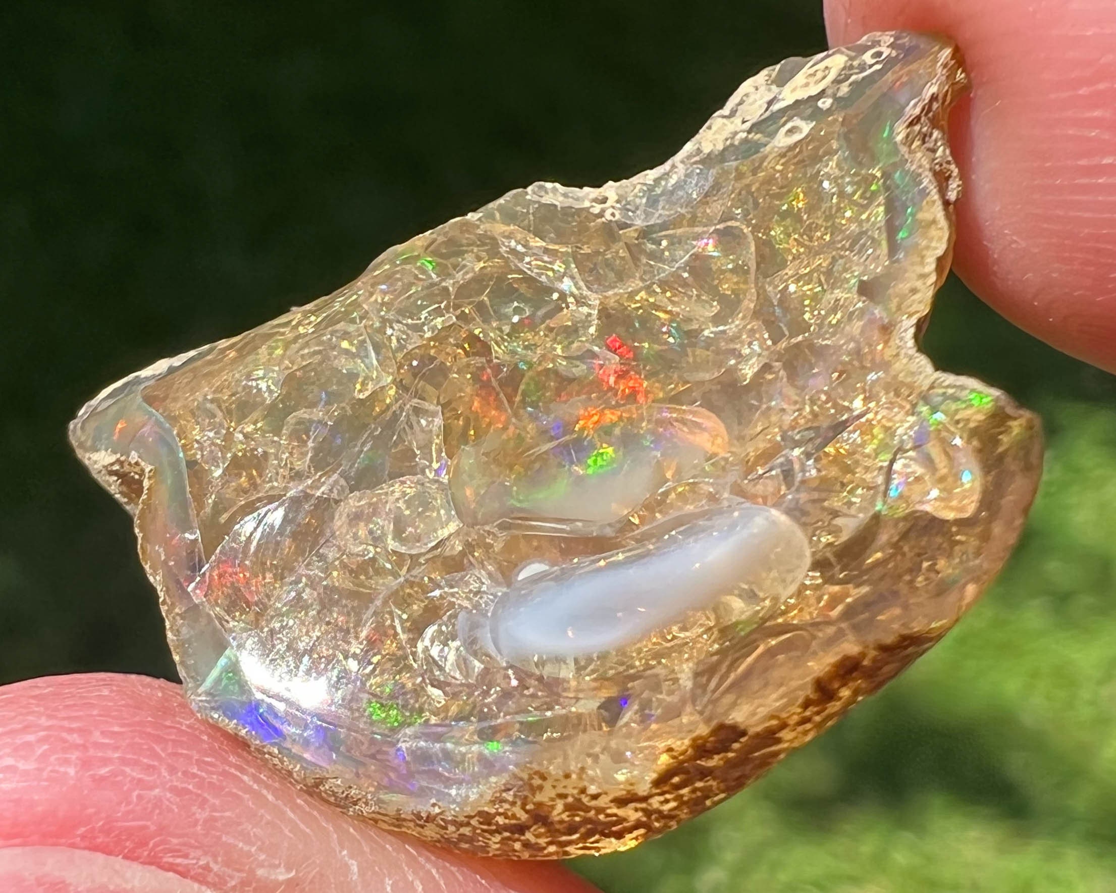 Rough Opal, Ethiopian Opal, Welo Opal, Rainbow Opal, Raw Opal Stone, Flashy Opal, Large Opal, October Birthstone Gift For Libra Scorpio #256