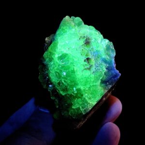 Uv Reactive Hyalite Opal Specimen 74g, Fluorescent Crystal From Mexico Uv Reactive Hyalite Opal Specimen 74g, Fluorescent Crystal From Mexico