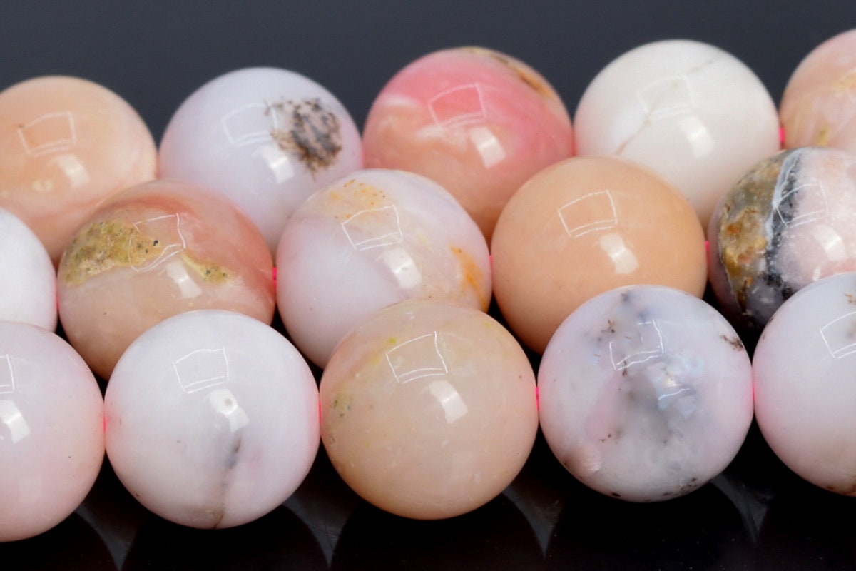 11-12mm Light Pink Opal Beads Peru Grade A+ Genuine Natural Gemstone Round Loose Beads 15" / 7.5"bulk Lot Options (108844) 11-12mm Light Pink Opal Beads Peru Grade A+ Genuine Natural Gemstone Round Loose Beads 15" / 7.5"bulk Lot Options (108844)