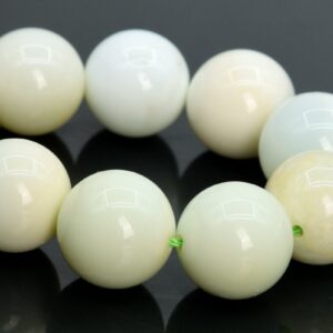 13mm Milky Yellow Opal Beads Grade Aa Genuine Natural Gemstone Full Strand Round Loose Beads 16" Bulk Lot Options (108520h-2687)