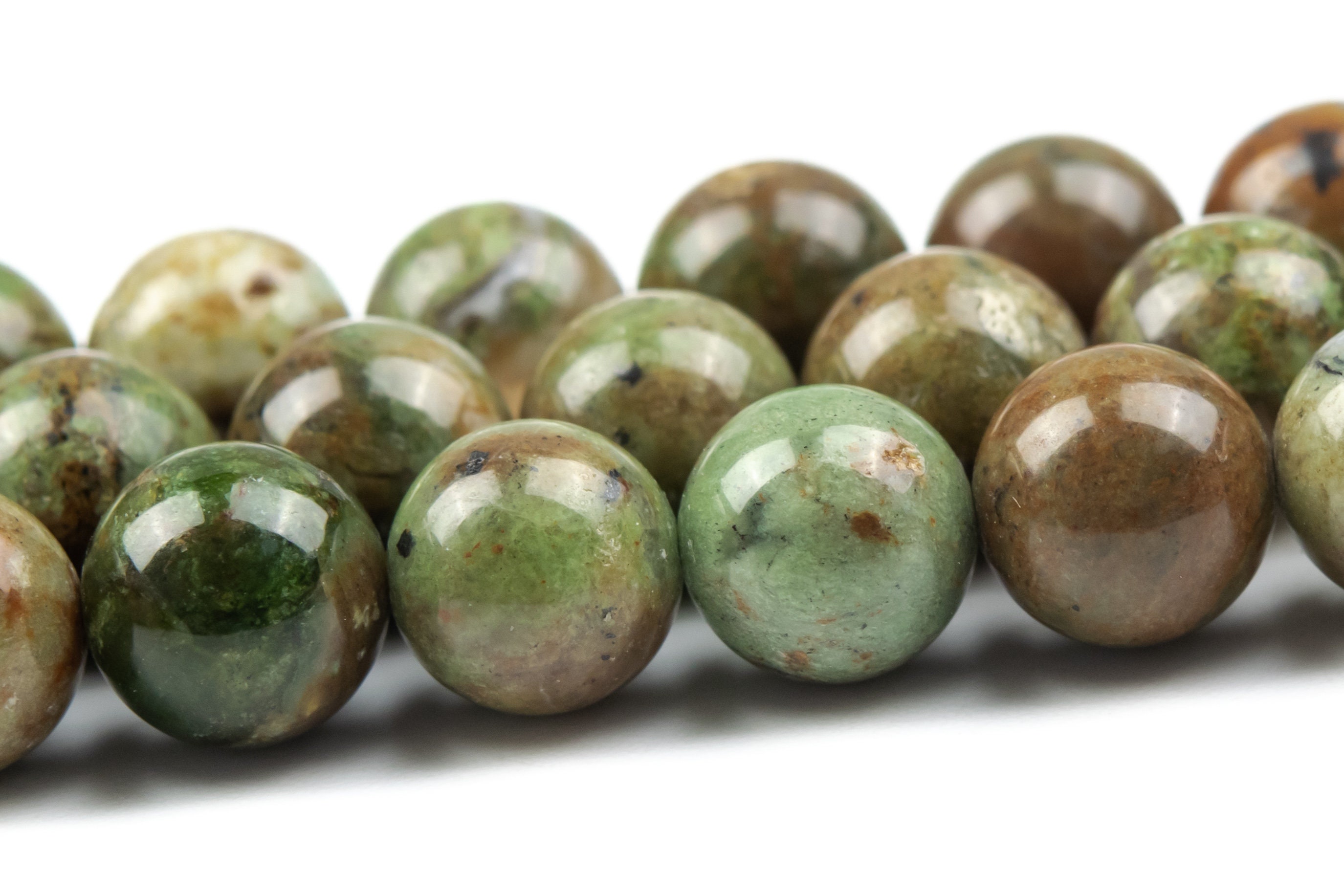 8mm Brown Green Opal Beads Grade Aaa Genuine Natural Gemstone Round Loose Beads 15" / 7.5" Bulk Lot Options (124571) 8mm Brown Green Opal Beads Grade Aaa Genuine Natural Gemstone Round Loose Beads 15" / 7.5" Bulk Lot Options (124571)