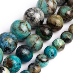 Blue Green Opal Beads Genuine Natural Grade Aa Gemstone Round Loose Beads 6mm 8mm 10mm Bulk Lot Options