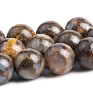 Coffee Brown Opal Beads Africa Grade Aaa Genuine Natural Gemstone Round Loose Beads 6mm 8mm 10mm 12mm Bulk Lot Options