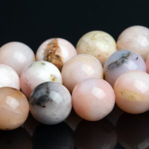 Light Pink Opal Beads Genuine Natural Grade A Gemstone Round Loose Beads 8mm 10mm Bulk Lot Options
