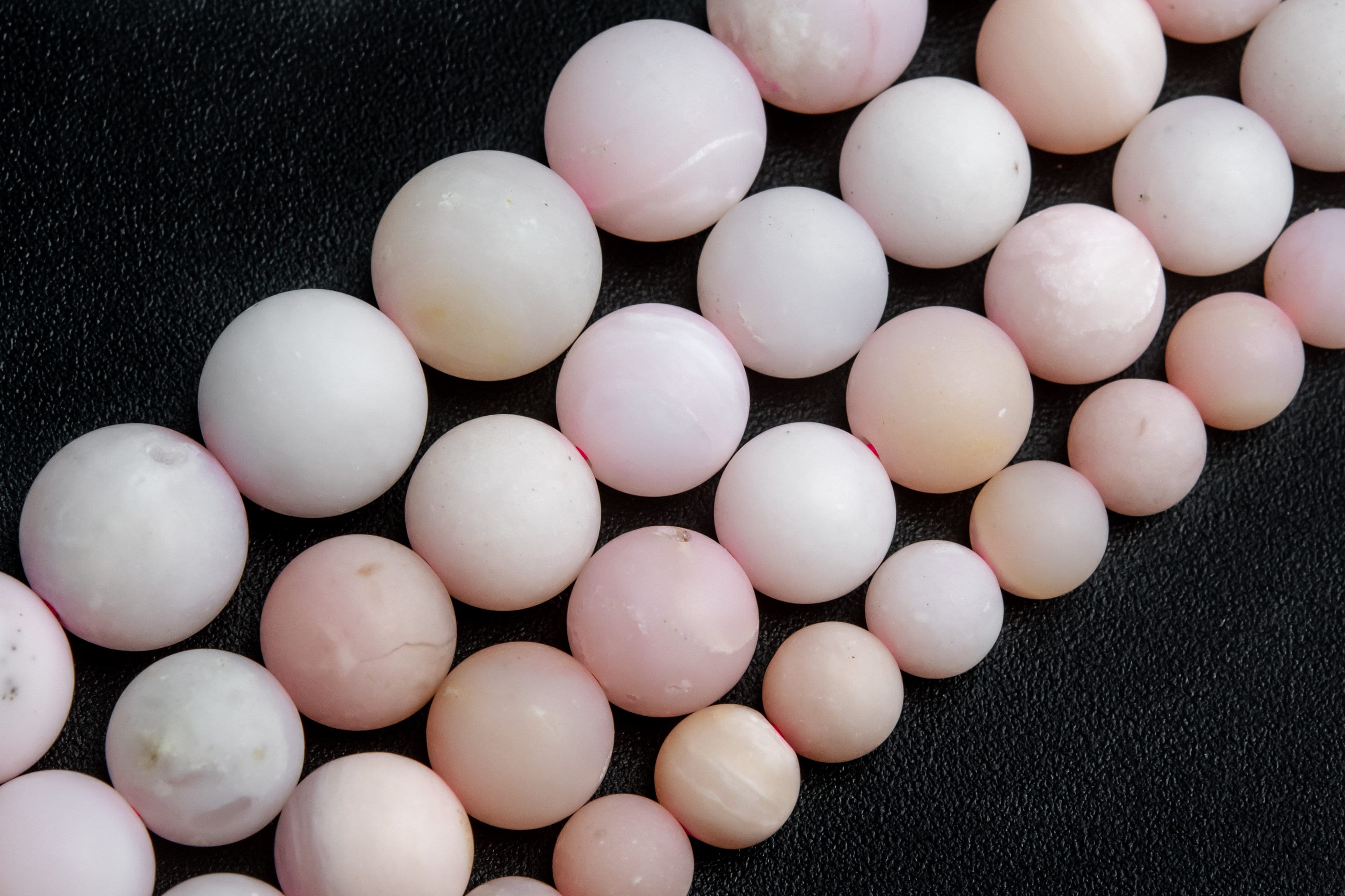 Matte Light Pink Opal Beads Genuine Natural Grade Aaa Gemstone Round Loose Beads 6mm 8mm 10mm Bulk Lot Options