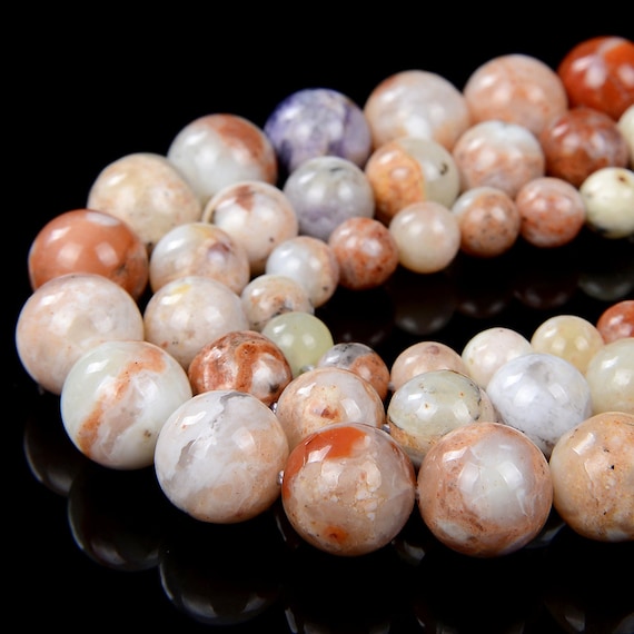 Mexican Morado Purple Opal Gemstone Grade Aa Round 6mm 8mm 10mm Loose Beads Bulk Lot 1,2,6,12 And 50 (d18)