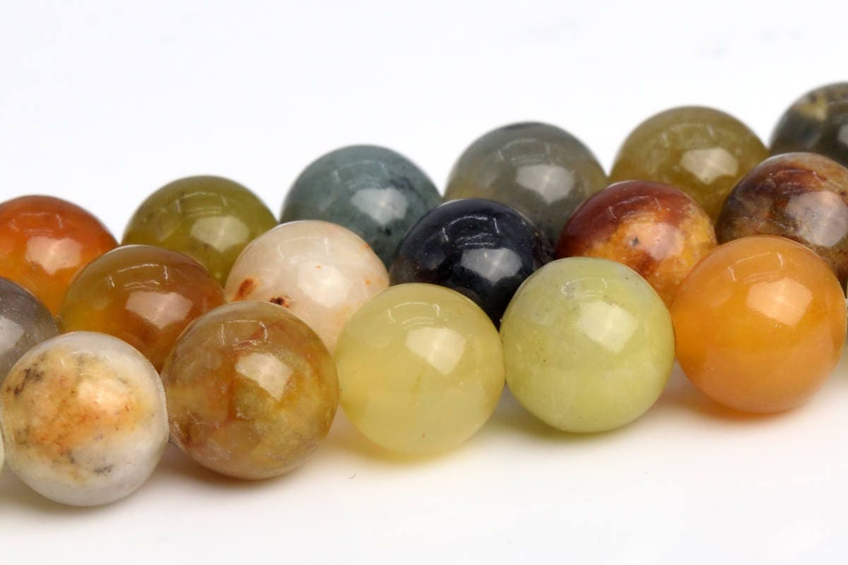 Multicolor Opal Beads Grade Aaa Genuine Natural Gemstone Round Loose Beads 6mm 8mm 10mm Bulk Lot Options