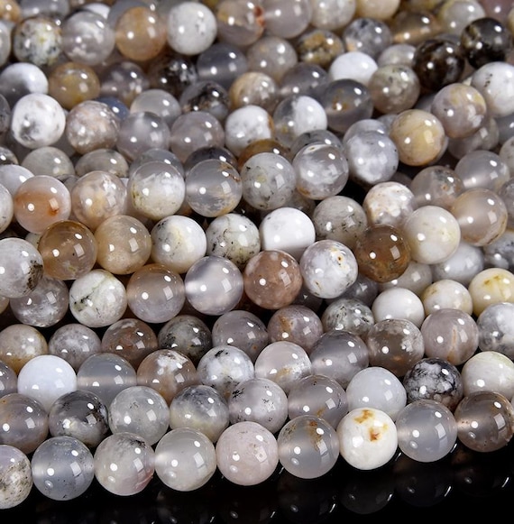 Natural Purple White Opal Gemstone Grade Aa Round 8mm 10mm Loose Beads Bulk Lot 1,2,6,12 And 50 (d548)