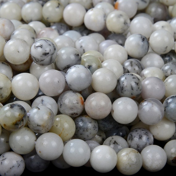 Natural White Opal Gemstone Grade Aa Round 4mm 6mm 8mm 10mm Loose Beads Bulk Lot 1,2,6,12 And 50 (d227)
