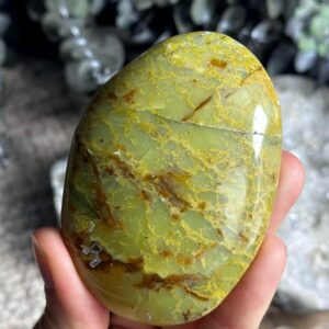 Green Opal Palmstone, Palm Stone