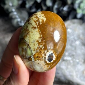 Green Opal Palmstone, Palm Stone