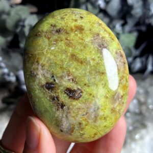 Green Opal Palmstone, Palm Stone