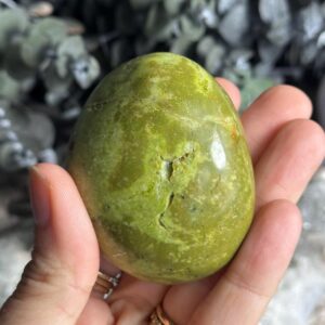 Green Opal Palmstone, Palm Stone