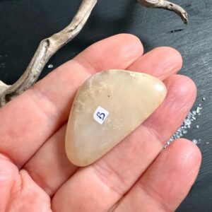 Pink Andean Opal Palm Stone | Polished Worry Stone