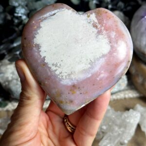 Pink Opal Heart