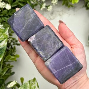 Purple Opal Cube | 180g | - No. 901 (polished Crystal Carving, Crown Chakra, Balance)