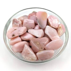 1 Light Pink Opal Large Tumbled Stone Grade A #sk7406 1 Light Pink Opal Large Tumbled Stone Grade A #sk7406