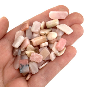 20g Pink Opal Mini Tumbled Crystals Chips