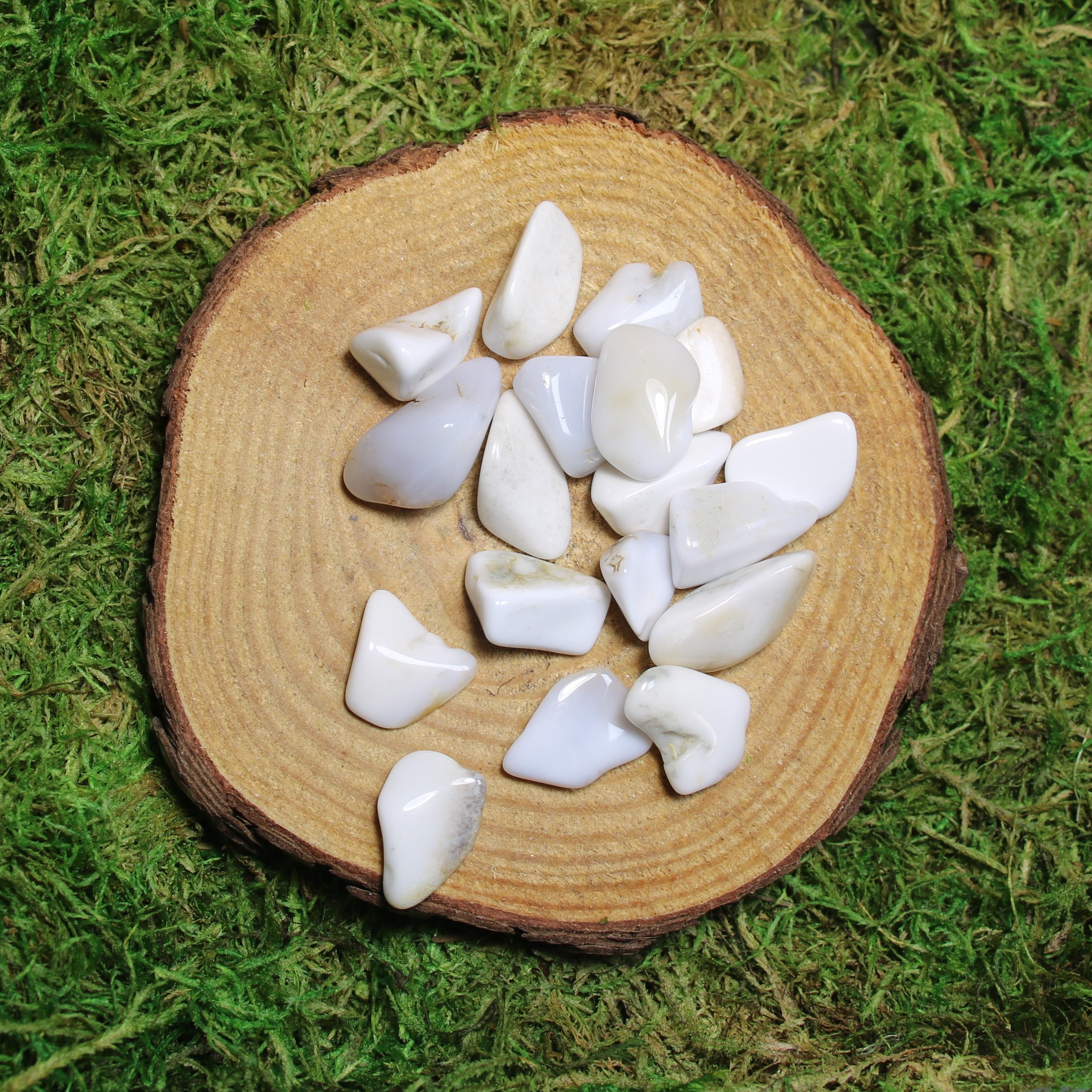 Cacholong Opal Tumbled