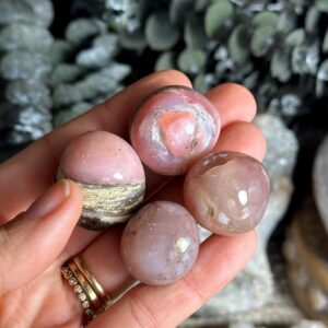 Tumbled Pink Opal: Chakra Stone, Soothing Crystal