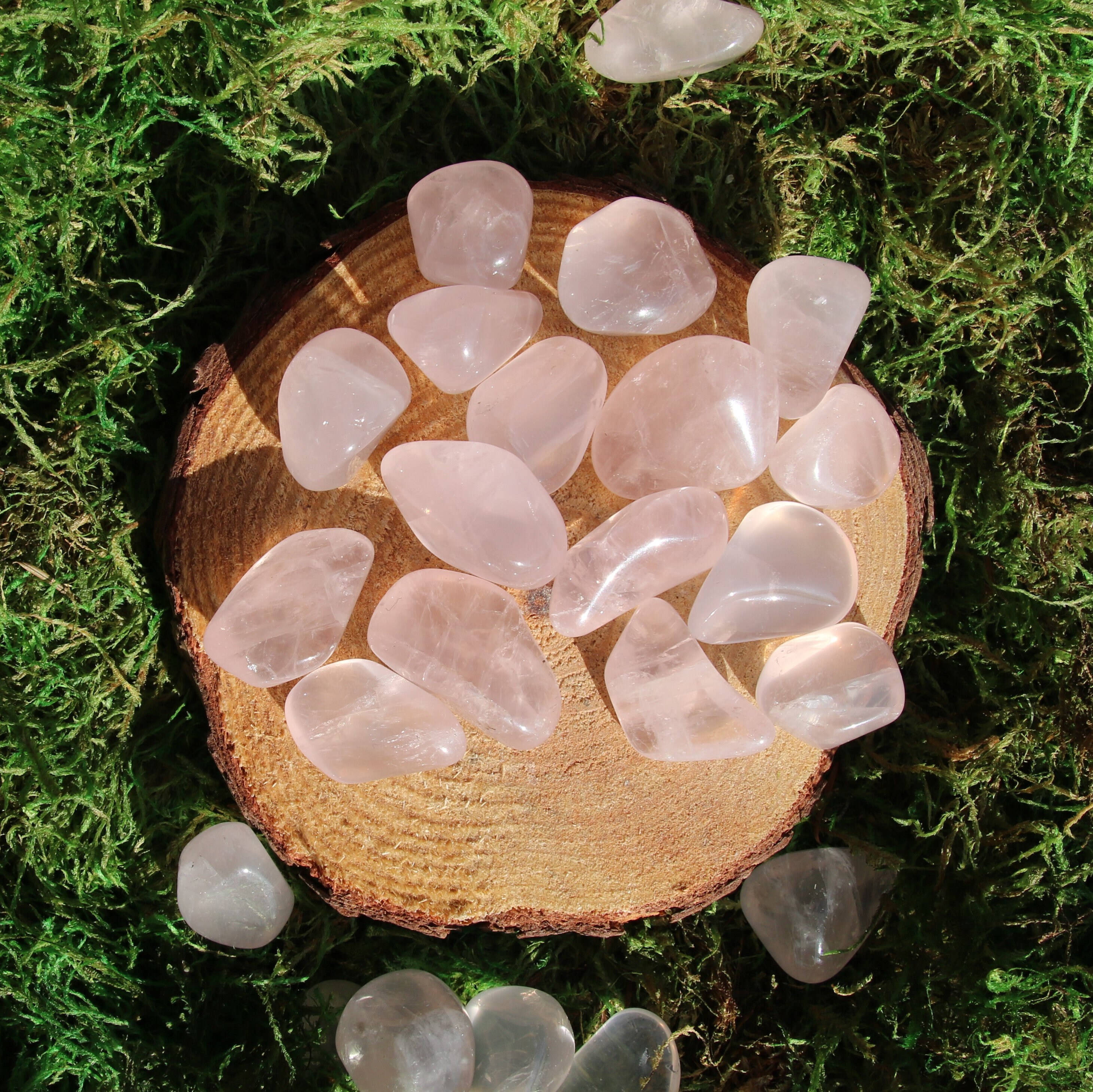 Pink Girasol Opal Tumbled