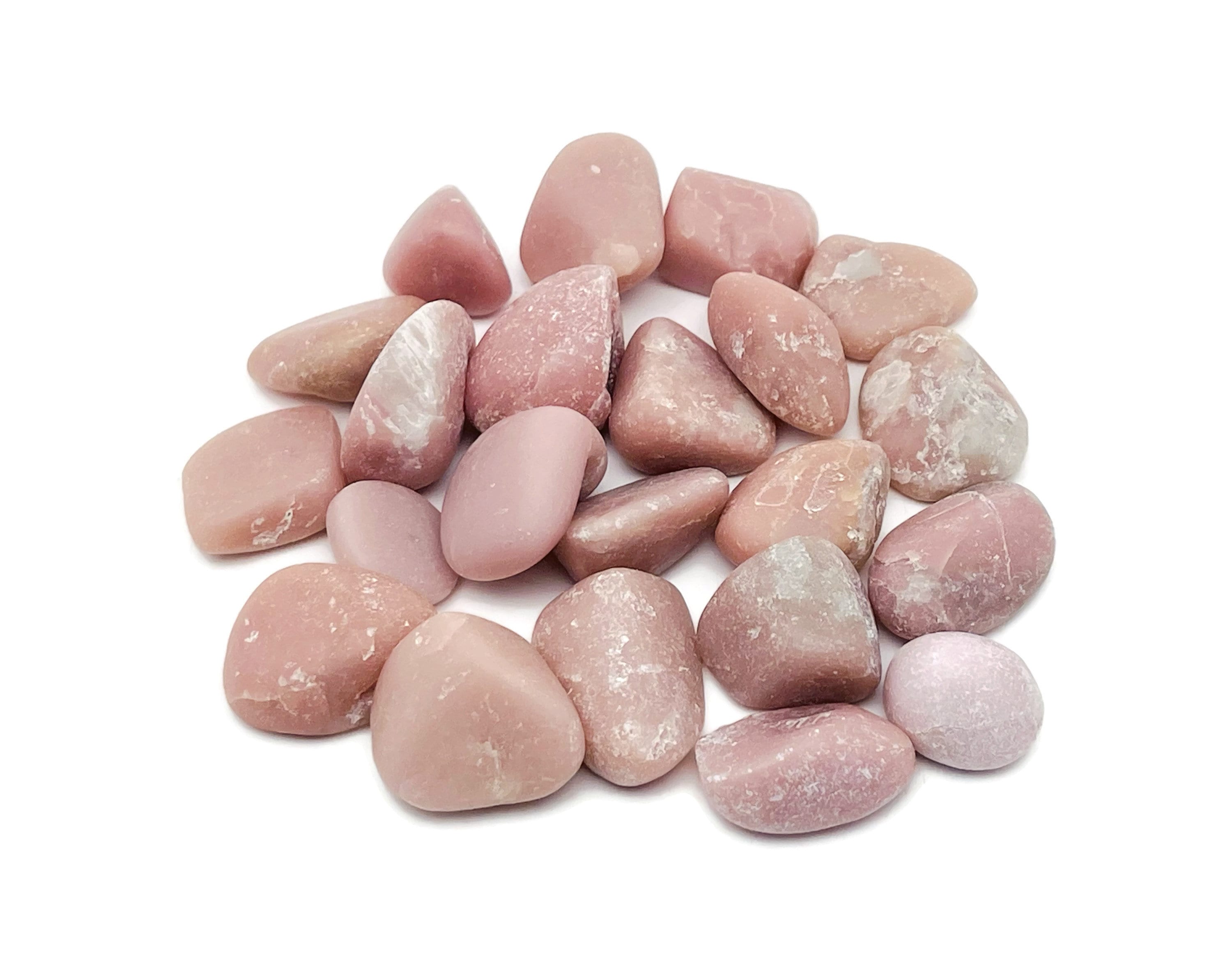 Pink Opal Tumbled Stone – Pink Opal Crystal – Natural Pink Opal - Healing Stone - Wholesale Crystals - Tu1294